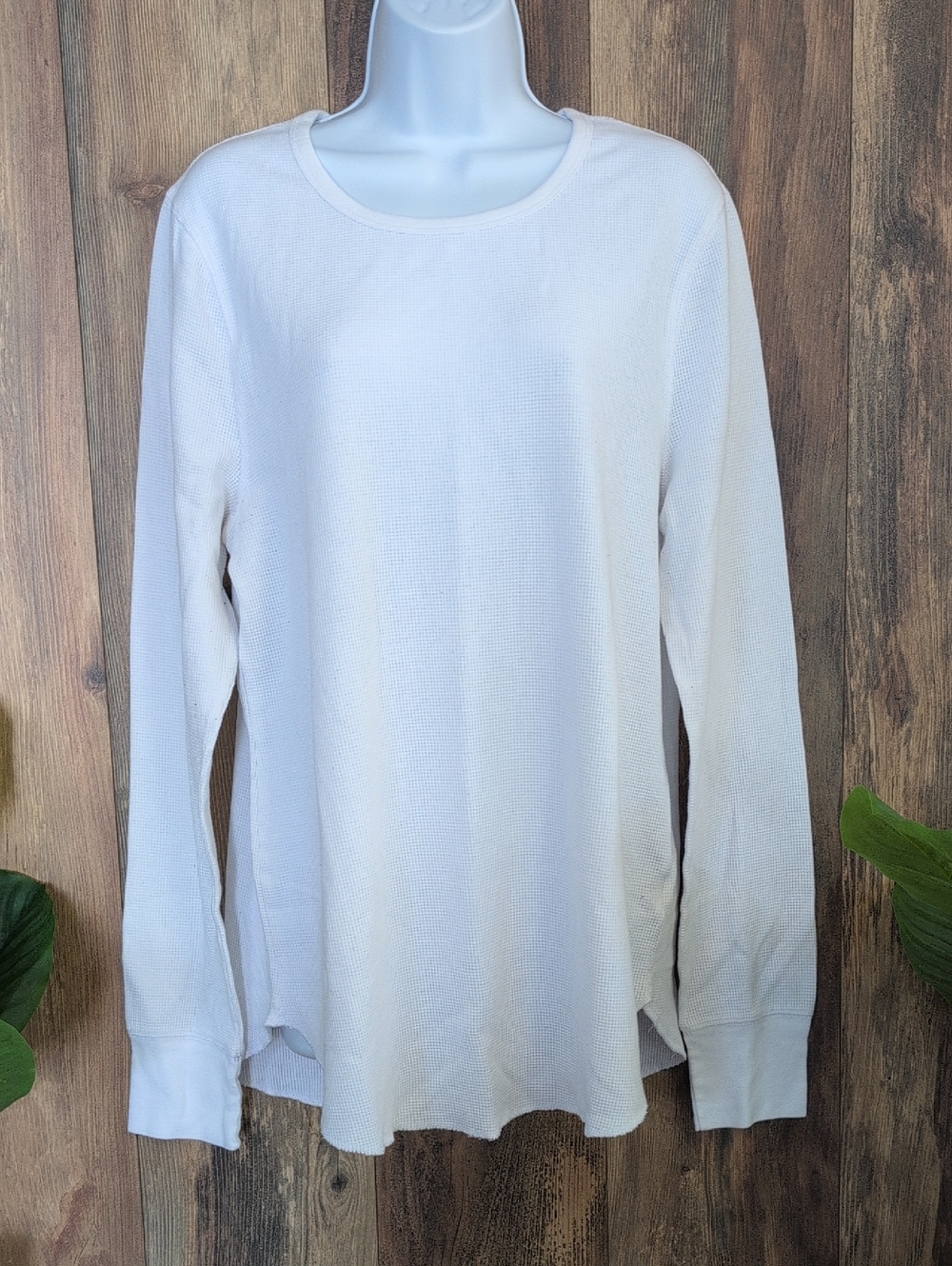 Old Navy Waffle-Knit Long Sleeve Top XXL Tall W316
